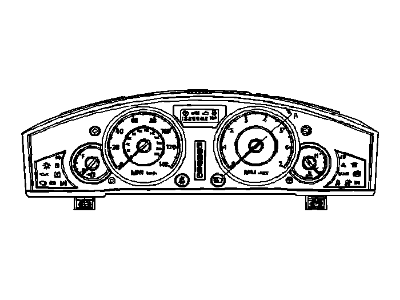Chrysler 68060592AA CLUSTER Instrument Panel