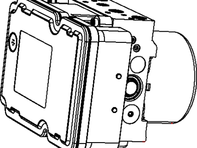Chrysler 68234915AA HYDRAULIC CONTROL UNIT Anti-Lock Brake System
