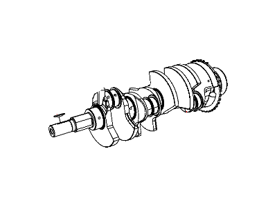 Jeep Crankshaft - 53021302BB