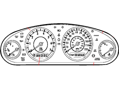 Dodge 4760409AF CLUSTER