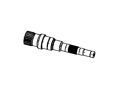 Mopar 68071842AA Mainshaft Transfer Case 68071842AA Mopar Mainshaft Transfer Case Illustration 1 of 1