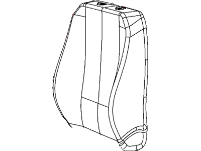 Chrysler 5MJ94BD1AA COVER Front Seat Back