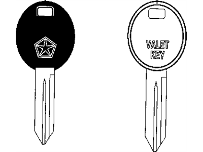 Dodge 5018868AA KEY Blank