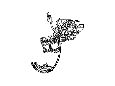 Mopar 56049254AC Wiring Body 56049254AC Mopar Wiring Body Illustration 1 of 1