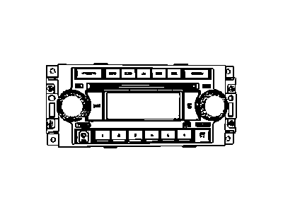 Dodge 5064173AM RADIO AM/FM with CD