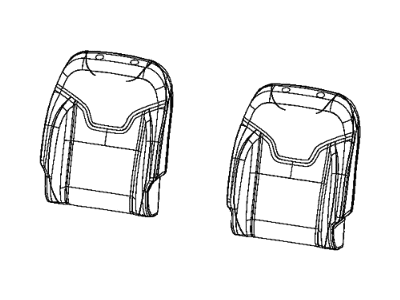 Jeep 6GB61LR5AB COVER Front Seat Back
