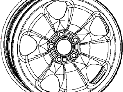 Jeep 5NA92S4AAA WHEEL Steel