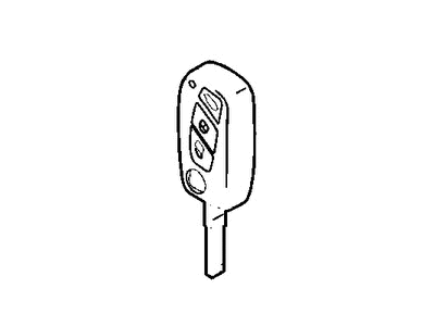 Mopar 68269686AA Key Blank With Transmitter 68269686AA Mopar Key Blank With Transmitter Illustration 1 of 1