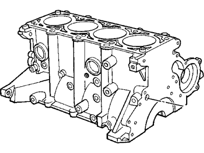 Mopar 5093711AC Block Short 5093711AC Mopar Block Short Illustration 1 of 1
