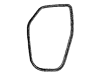 Dodge UW64DW1AC WEATHERSTRIP Rear Door