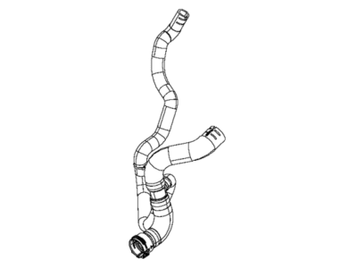 Jeep 68314729AA HOSE AND CLAMP Radiator Outlet
