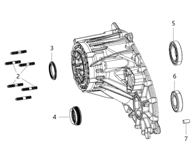 Ram 68402161AA CASE HALF Front