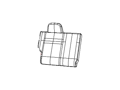 Dodge 1LY451DVAA COVER Rear Seat Back 60% Side