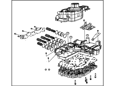 Mopar R5166834AD Valve Body Assembly R5166834AD Mopar Valve Body Assembly Illustration 1 of 1