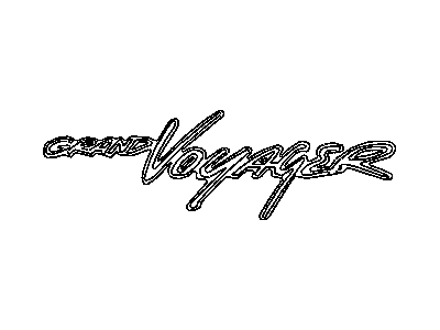 Chrysler Grand Voyager Emblem - QH28SCDAB