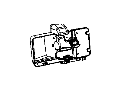 Jeep 68003486AA BRACKET License Lamp Housing, Wiring, Bulb