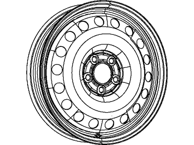 Dodge 68294323AA WHEEL Spare