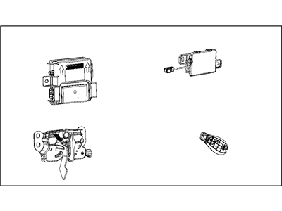 Ram 82214054 REMOTE START Complete