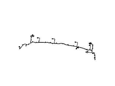 Mopar 68228594AF Wiring Rear Fascia 68228594AF Mopar Wiring Rear Fascia Illustration 1 of 1