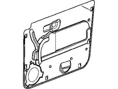 Mopar 55359358AH Water Shield Front Door