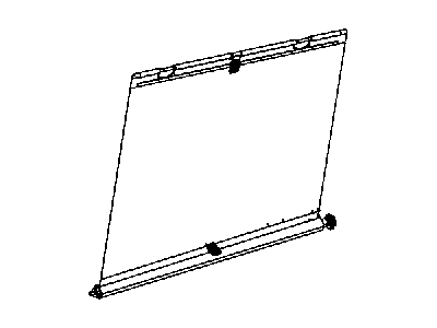 Dodge 68045249AB SUNSHADE Rear Window