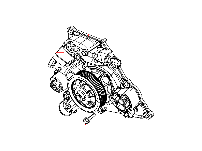53022095AF Mopar Pump Water Illustration 1 of 1