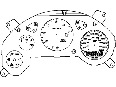 Dodge 5029721AB CLUSTER Instrument Panel