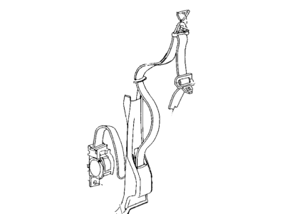 Chrysler GK28SAZ Retractor Assembly