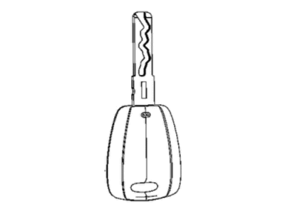 Ram 68435275AA KEY Blank VALET