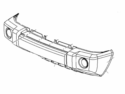 Jeep 68002948AA NERF Fascia Bright