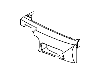 Mopar 5116173AC Foam Rear Bumper Fascia