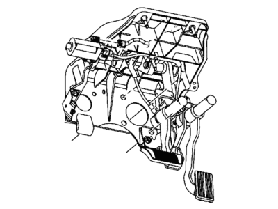 Mopar 68423854AA Pedal Assembly