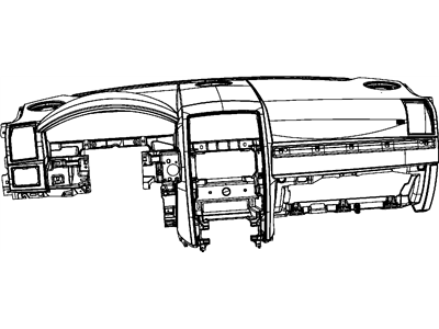 Chrysler 1MD471J1AA PANEL Instrument Panel