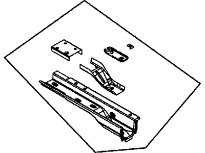 Ram 55372677AA CROSSMEMBER Rear Floor