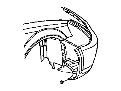 4805904AA Mopar Fascia Front Primed Illustration 1 of 1