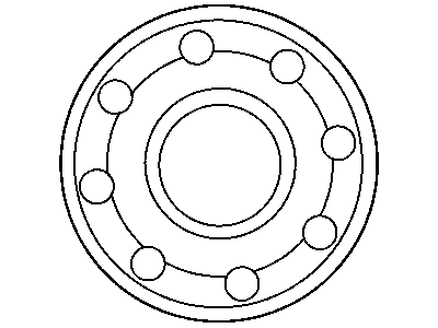 Mopar 52106866AA Cap Wheel Center Chrome With Dual Wheels