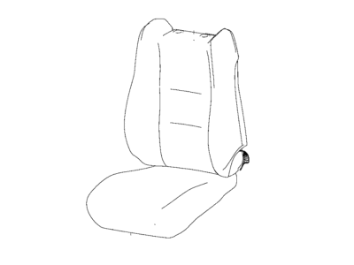 Mopar 7EY04LV5AA Cover Front Seat Cushion 7EY04LV5AA Mopar Cover Front Seat Cushion Illustration 1 of 1