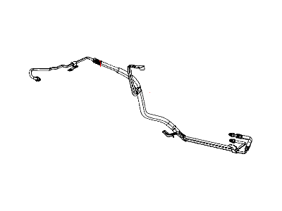 Jeep 5105788AD HOSE Power Steering Pressure and Return