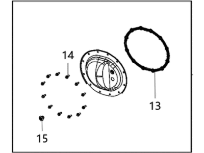 Ram Differential Cover - 68216206AD