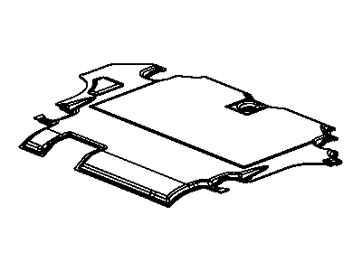 Mopar 55197379AD Silencer Load Floor Mopar 55197379AD Silencer Load Floor