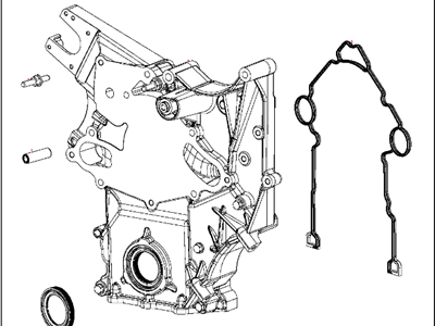4893128AC Mopar Cover Chain Case Illustration 1 of 1