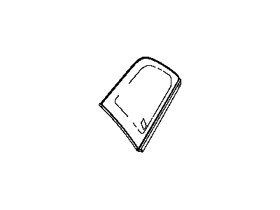 Dodge 5155278AC GLASS Quarter Window