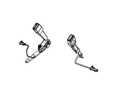 Jeep 1RH751X9AB SEAT BELT Front Inner