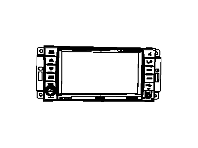 Dodge 5064244AF RADIO AM/FM/DVD/HDD/MP3/SDARS/RR CAMERA