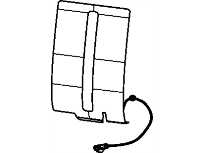 Jeep 55057301AA ELEMENT Heated Seat Seat Back