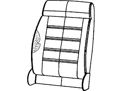Mopar 5YT54XDBAA Cover Front Seat Back