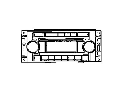 Mopar 5064010AM Radio AM/FM With CD And Equalizer