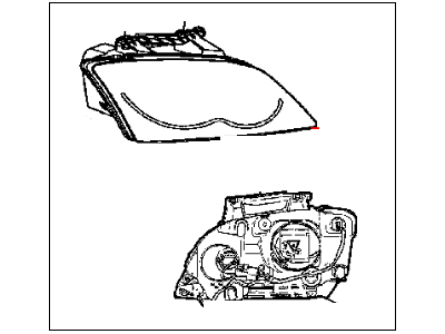 Chrysler 4857728AB HEADLAMP