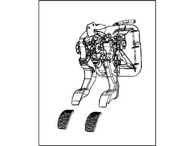 4581620AB Mopar Bracket Pedal Illustration 1 of 1