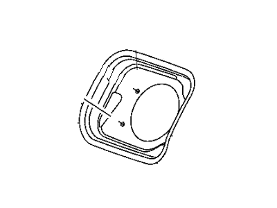 Mopar 5065874AE Housing Fuel Filler 5065874AE Mopar Housing Fuel Filler Illustration 1 of 1
